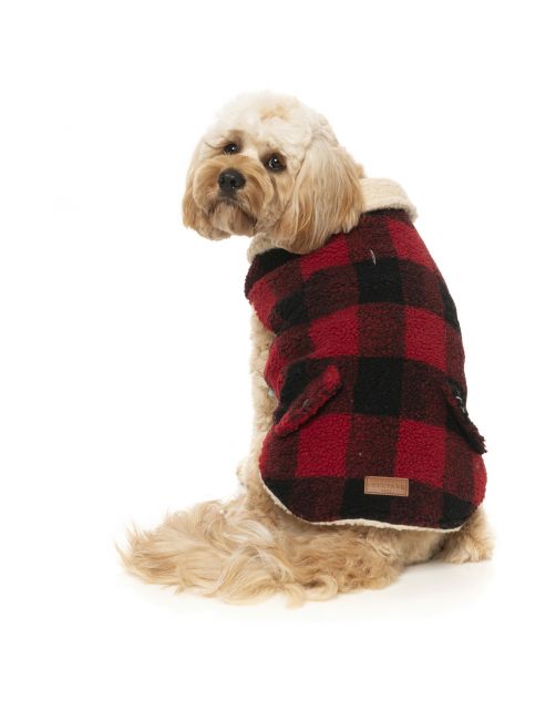 Fuzzyard The Lumberjack Rood&Zwart - Hondenkleding