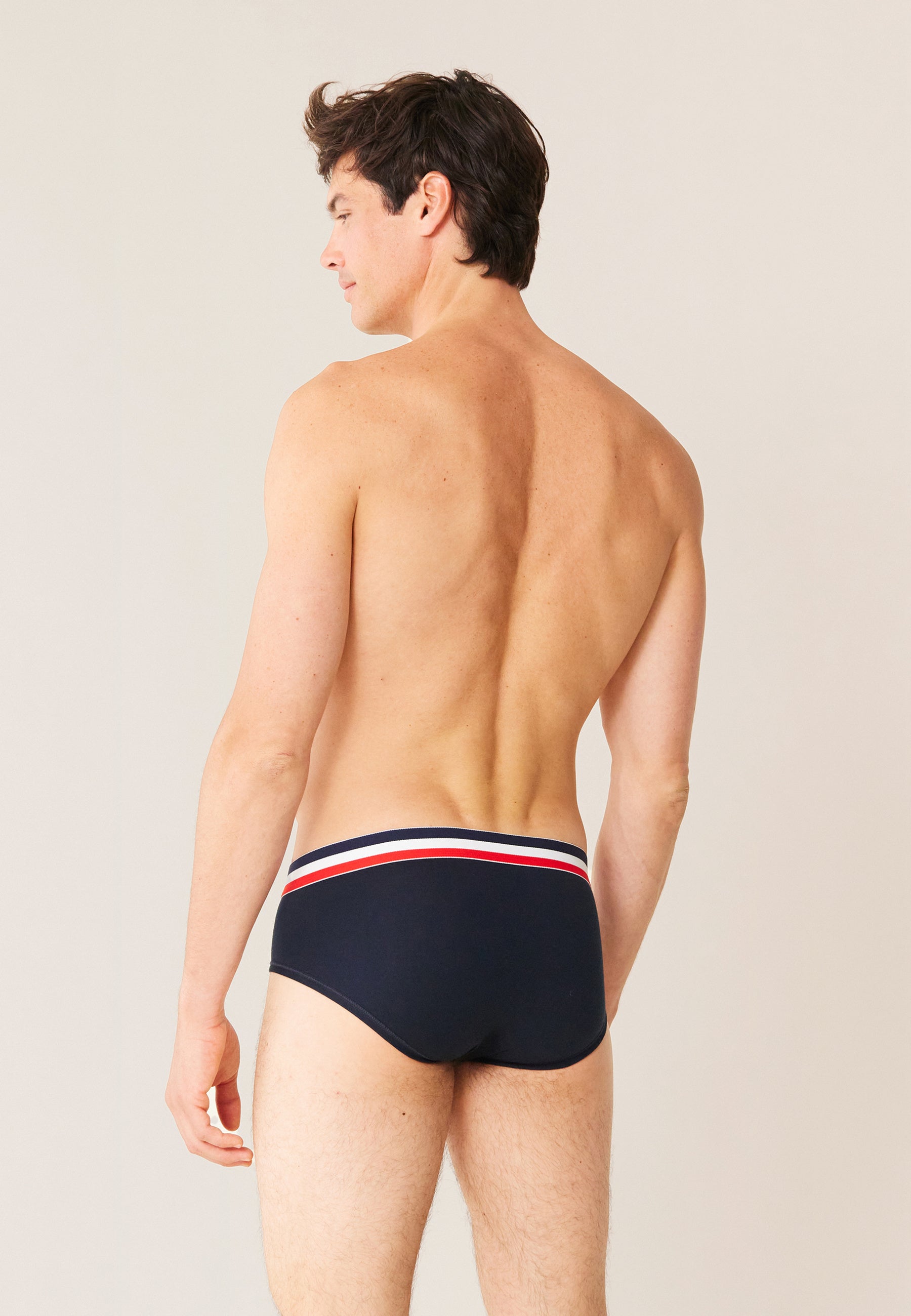 Slip en coton-Terrible Marine French Kiss