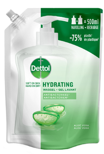 Dettol Refill Handzeep Hydrating Aloe Vera 500ML