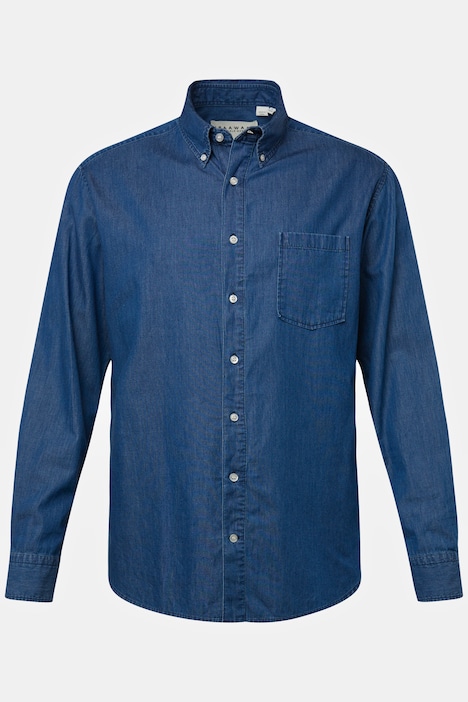 JP AWARE Hemd, Langarm, Buttondown-Kragen, GOTS zertifizierte Biobaumwolle