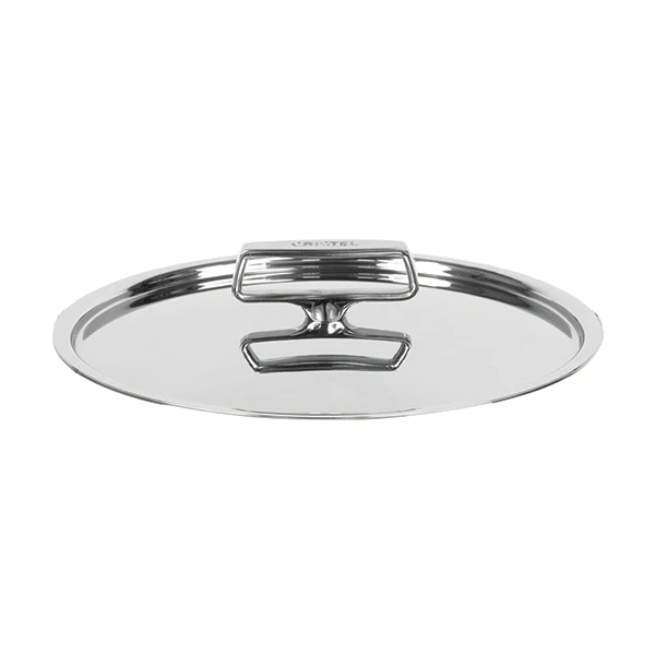 Couvercle inox Castel'pro 18 cm Cristel