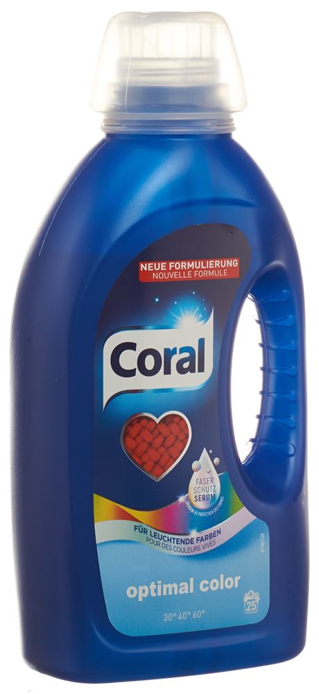 Coral Optimal Color<br>1.25 l, Flasche, flüssig, 25 Waschgänge