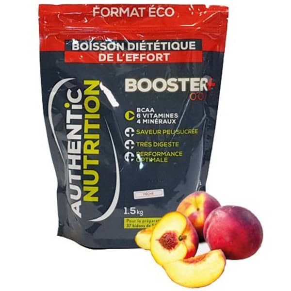 Boissons énergétiques AUTHENTIC NUTRITION BOOSTER+ 1500G PECHE