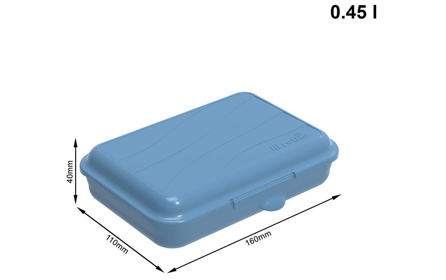 Lunchbox Fun 450 ml, BlauSnackdose für Unterwegs