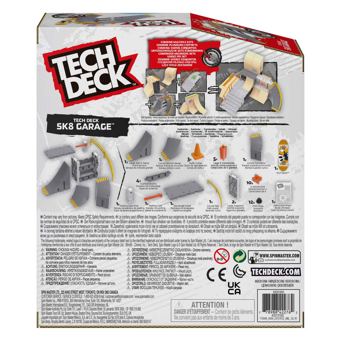Tech Deck X-Connect Park Creator - Stunt Garage Schansset