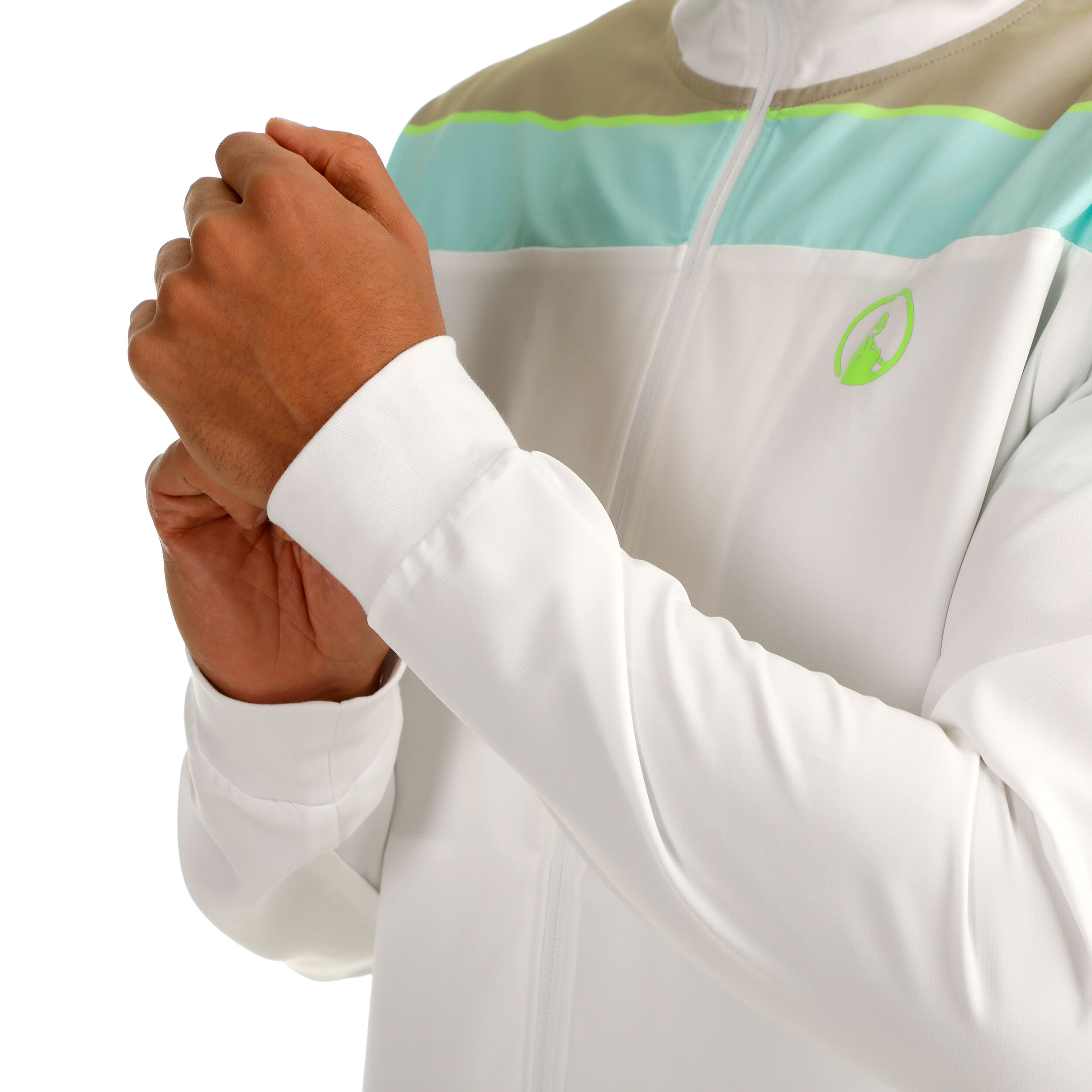 Quiet Please Wild Return Block Veste De Survêtement Hommes - Blanc , Multicouleur