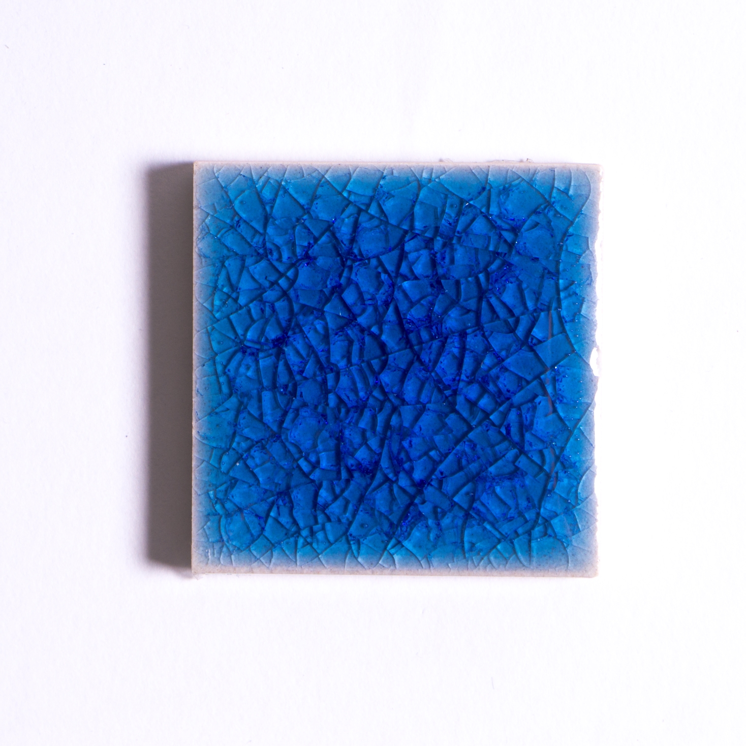 Fliese 'Craquele' nachtblau, L 5 cm, B 5 cm von fischer's lagerhaus