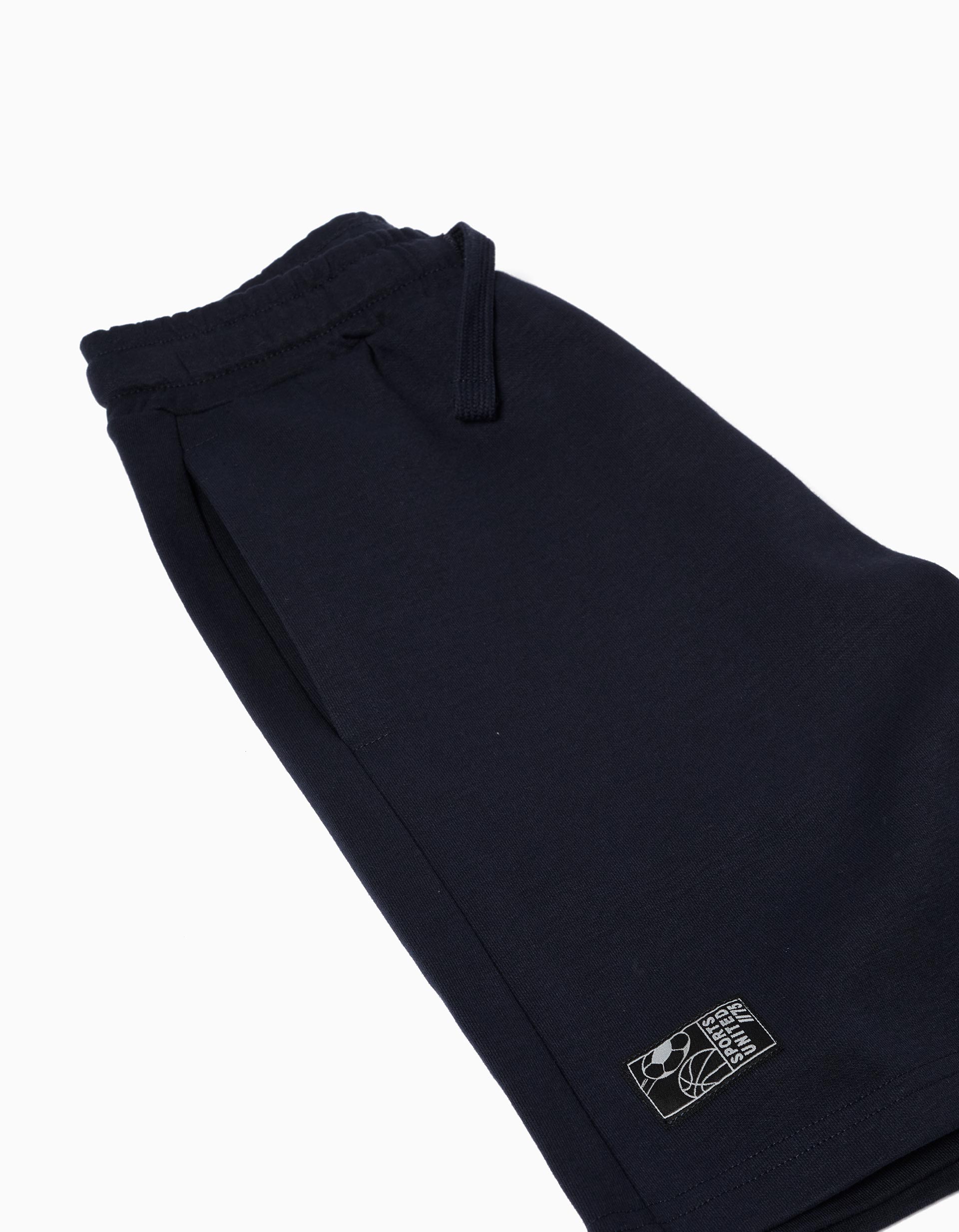 Conjunto T-Shirt e Calções, Menino, Azul Escuro