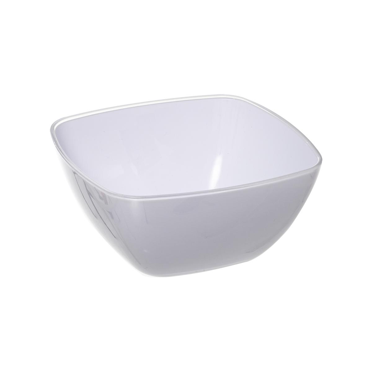 SALADIER SQUARE BLANC 14CM