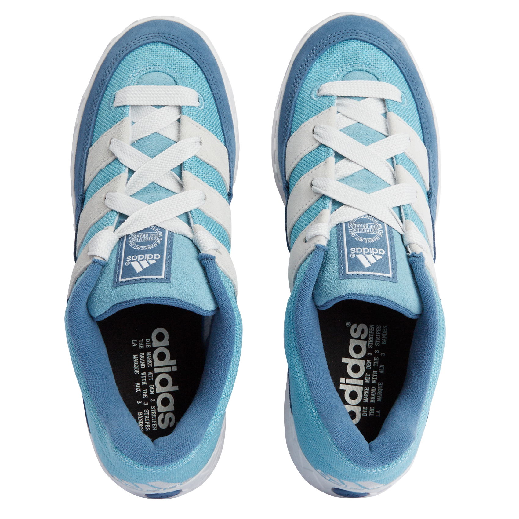 ADIMATIC - Baskets basses compensées| Bleu