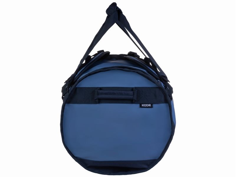 KOOR Duffle Bag Sooma 50 l, Blau Wasserabweisende Reisetasche