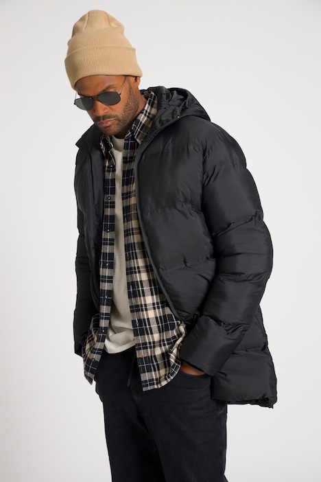 STHUGE Stepp-Parka, Kapuze, Seitenschlitze, bis 8 XL