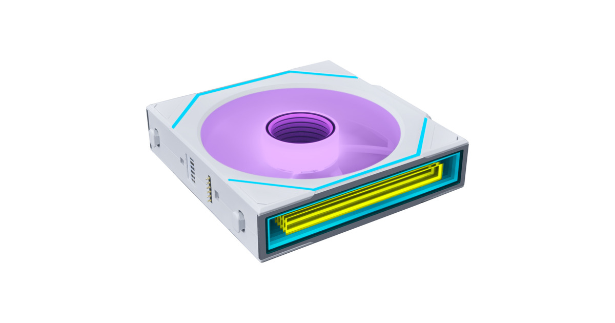 Lian LiUNI FAN SL-INFINITY 120 Wireless Reversed Blade RGB case fan  (Wit, 120 x 122 x 25 mm, PWM)