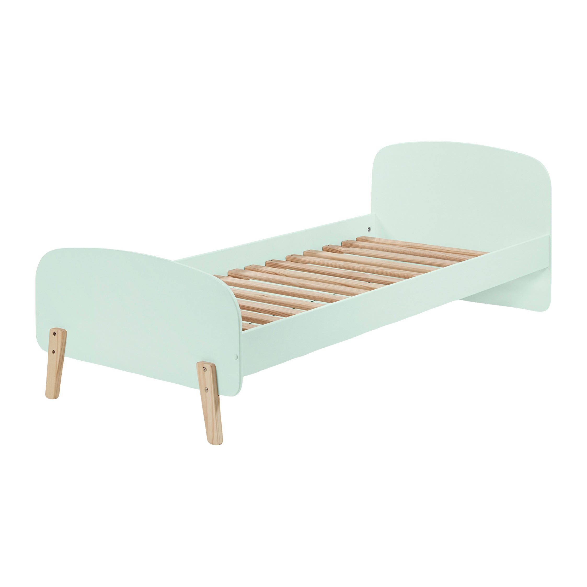 Vipack Kiddy Eenpersoonsbed 90 x 200 cm - Mint Groen