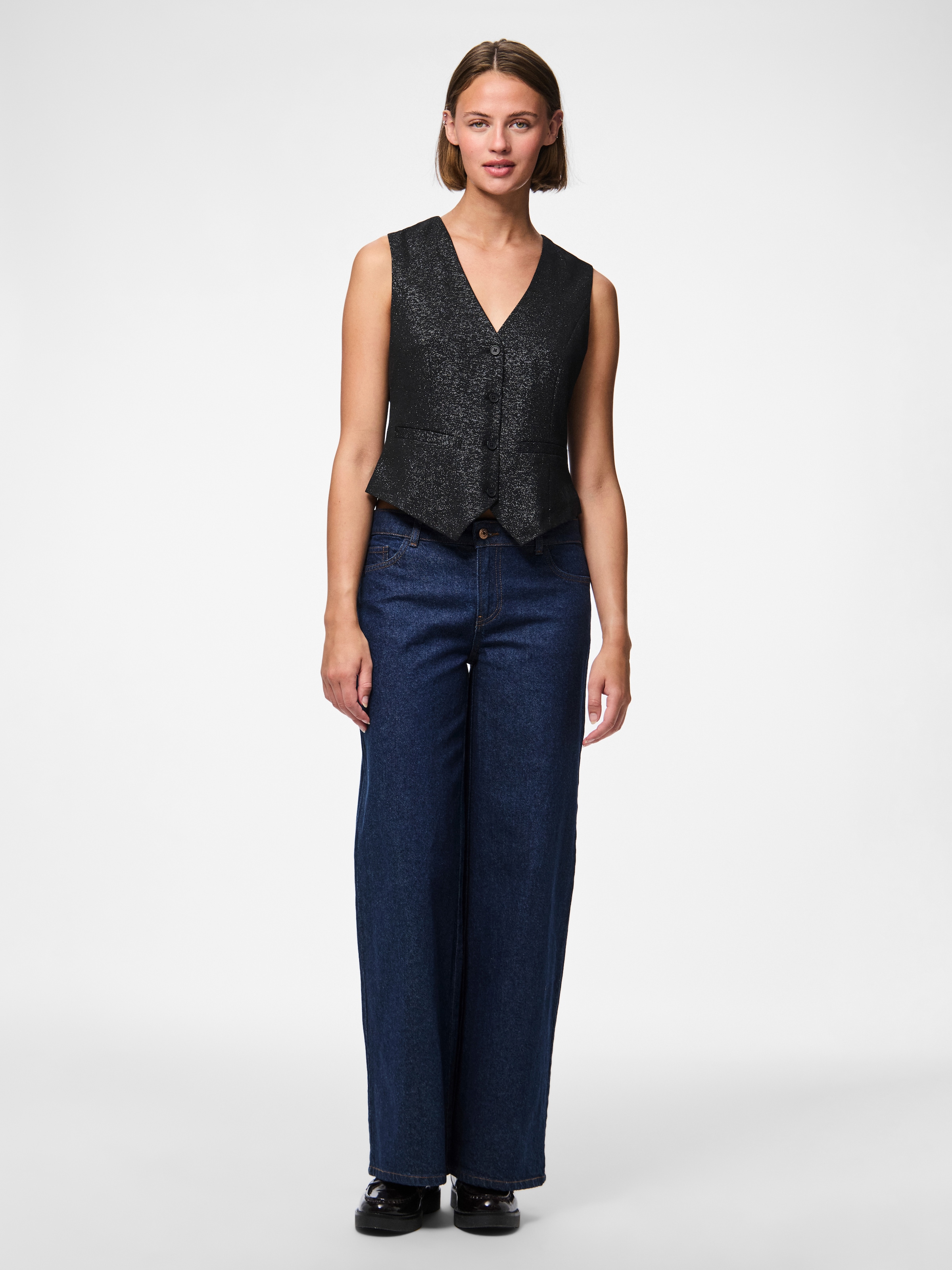 pieces Anzugweste »PCBOSELLA GLITTER VEST NOOS«