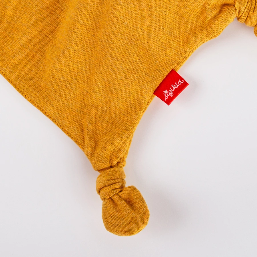 sigikid® Minischnuffeltuch Bär Yellow gelb