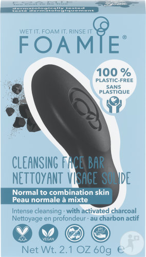 Foamie Too Coal To Be True Nettoyant Visage Solide Anti-Imperfections 60g