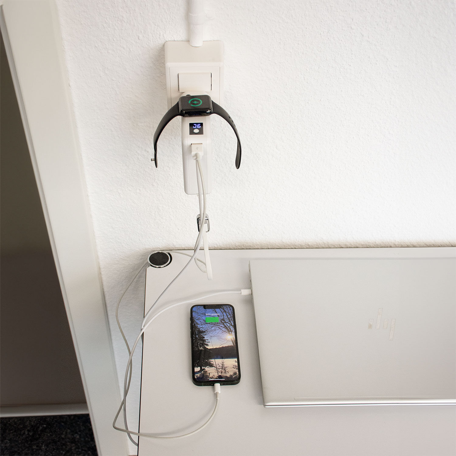 Reiseladegerät mit Wireless Powerbank, 15000 mAh