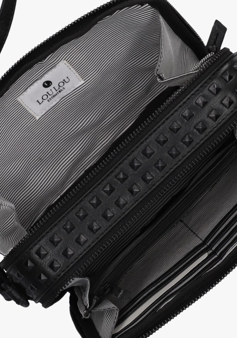 LOULOU ESSENTIELS zwarte loulou essentiels schoudertas pouch fierce