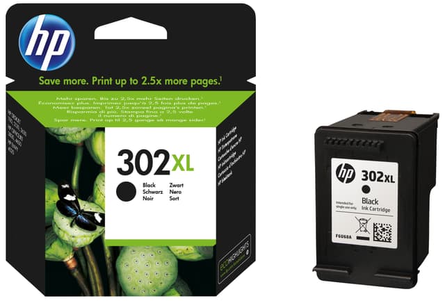 HP blækpatron 302XL Sort