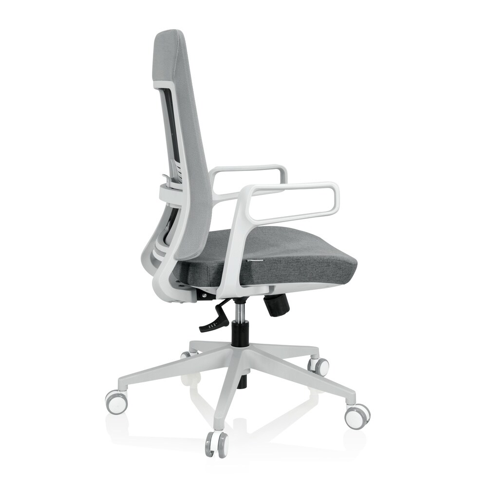 Home Office Bürostuhl COMFIO WM Stoff/Netzstoff mit Armlehnen hjh OFFICE