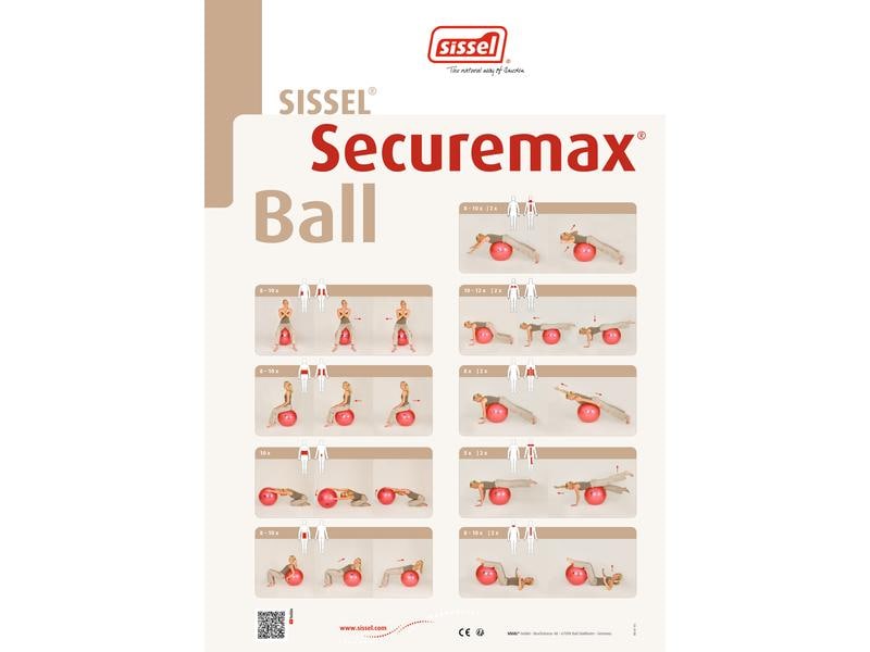 SISSEL Securemax Ball Ø 55 cm lime-grün Gymnastik- und Sitzball