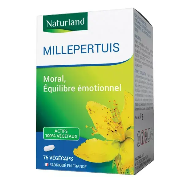 Naturland Erva de São João 75 cápsulas vegetais