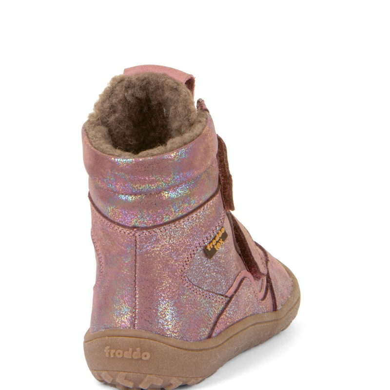 Froddo Froddo Barefoot Tex Winter Cuir Rose Brillant