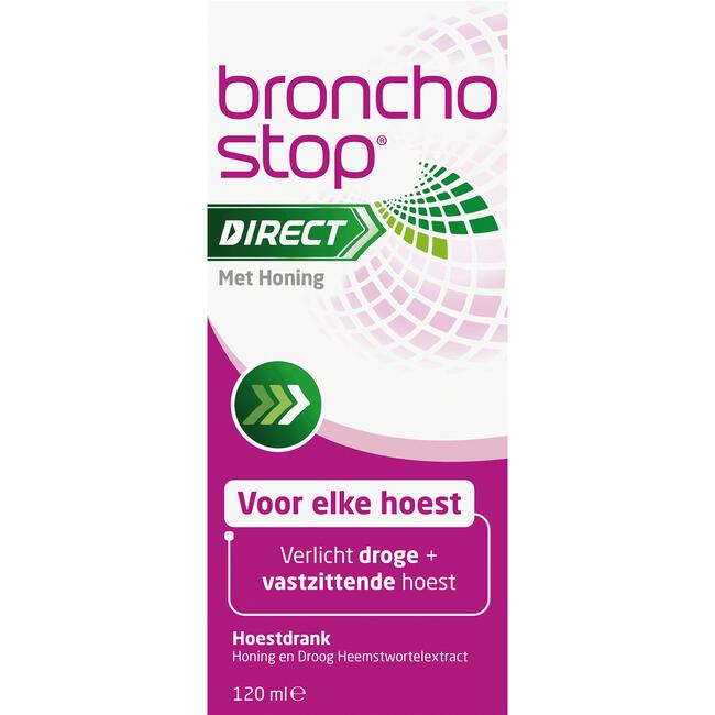 Bronchostop Direct Hoestdrank met Honing 120 ML