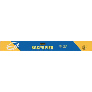 Jumbo Bakpapier Losse Vellen 42 x 38 cm 30 Stuks