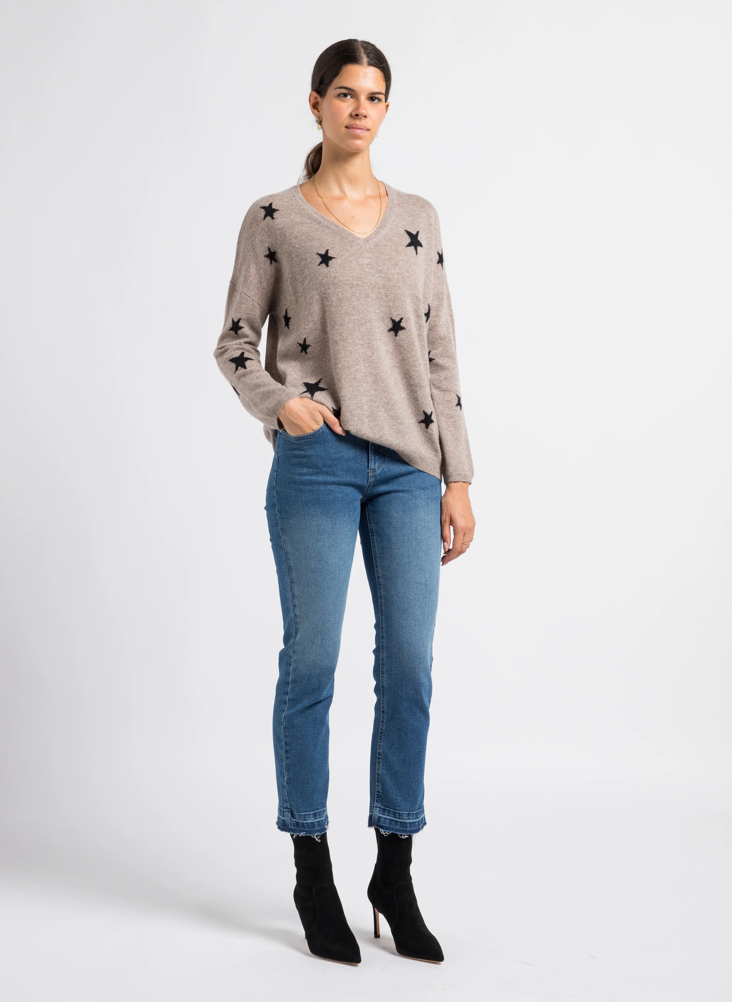 OPHELIA - Bottines en cuir| Noir