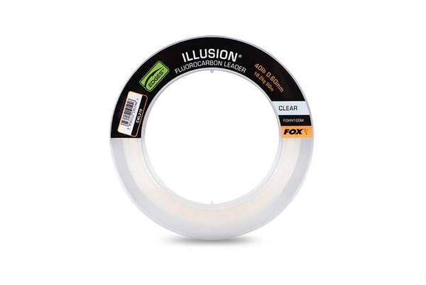 Fox Illusion Fluorocarbon Leader Clear (50m)