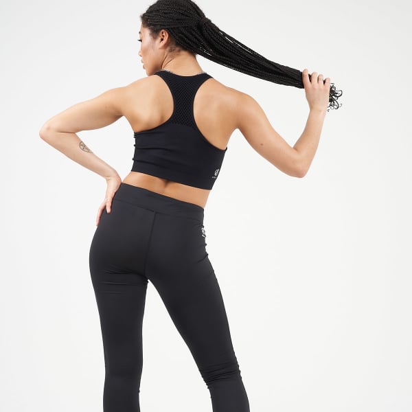 Brassière running DARE 2B DONT SWEAT IT BRA BLACK/BLACK