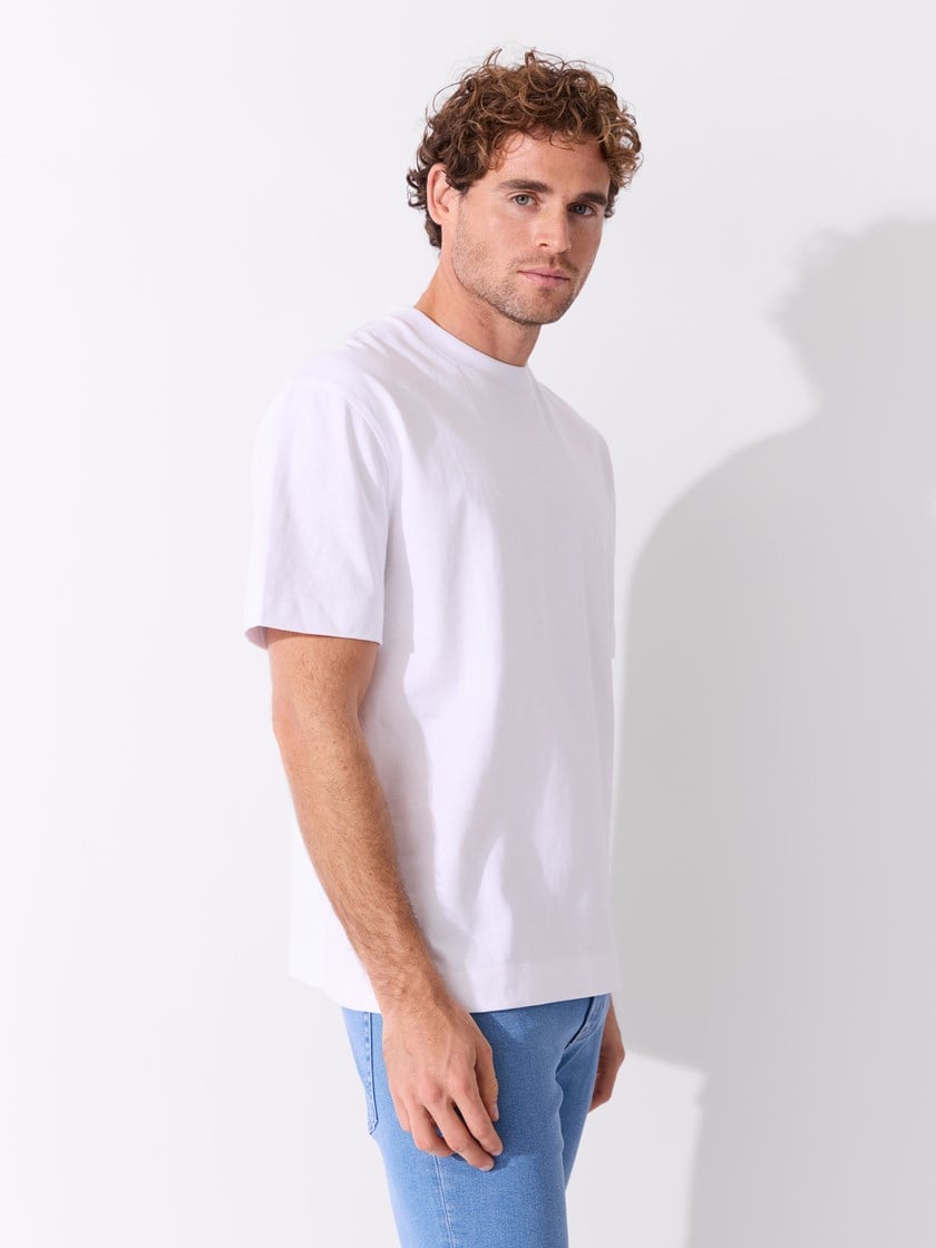 Enrico t-skjorte Bright White