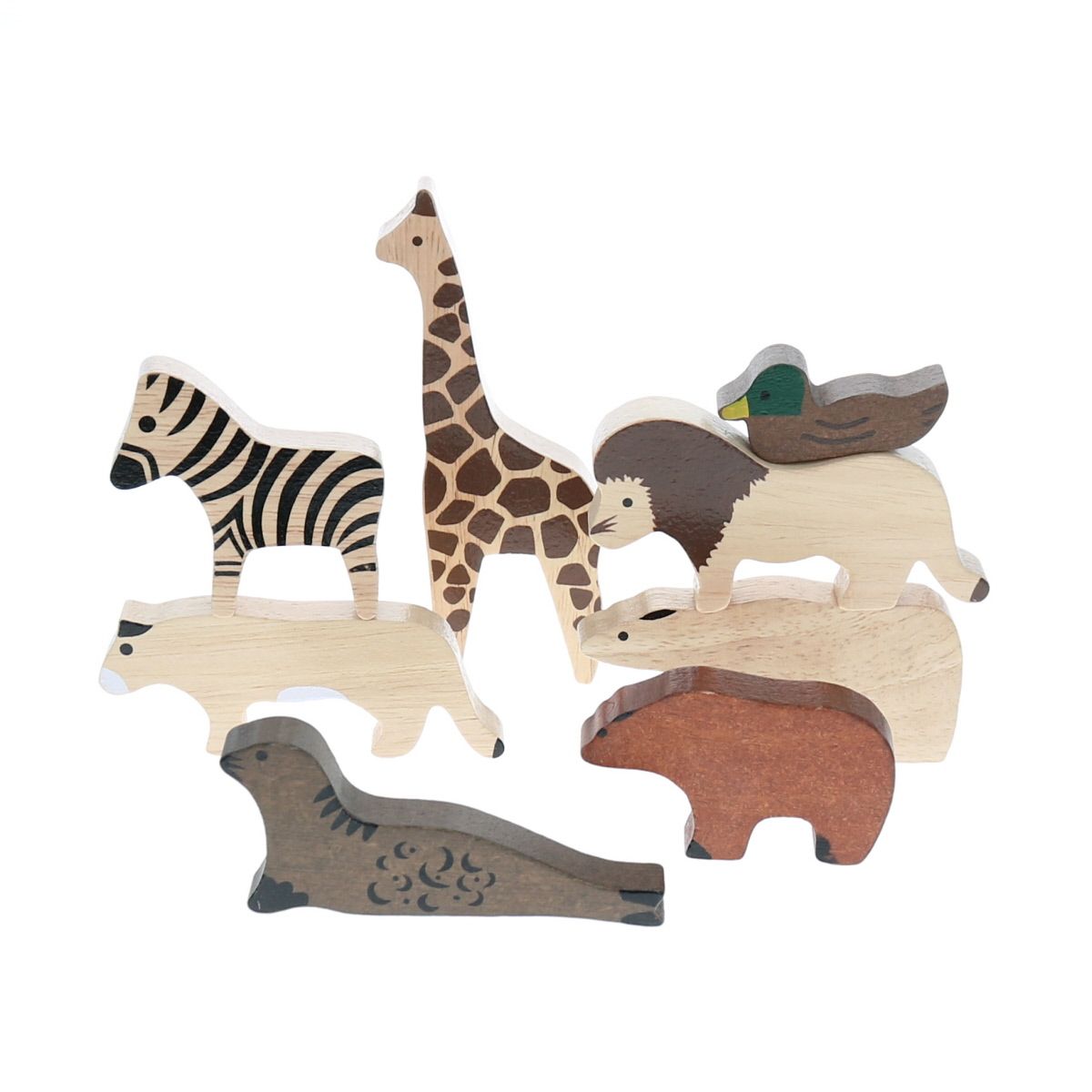 Set animaux en bois