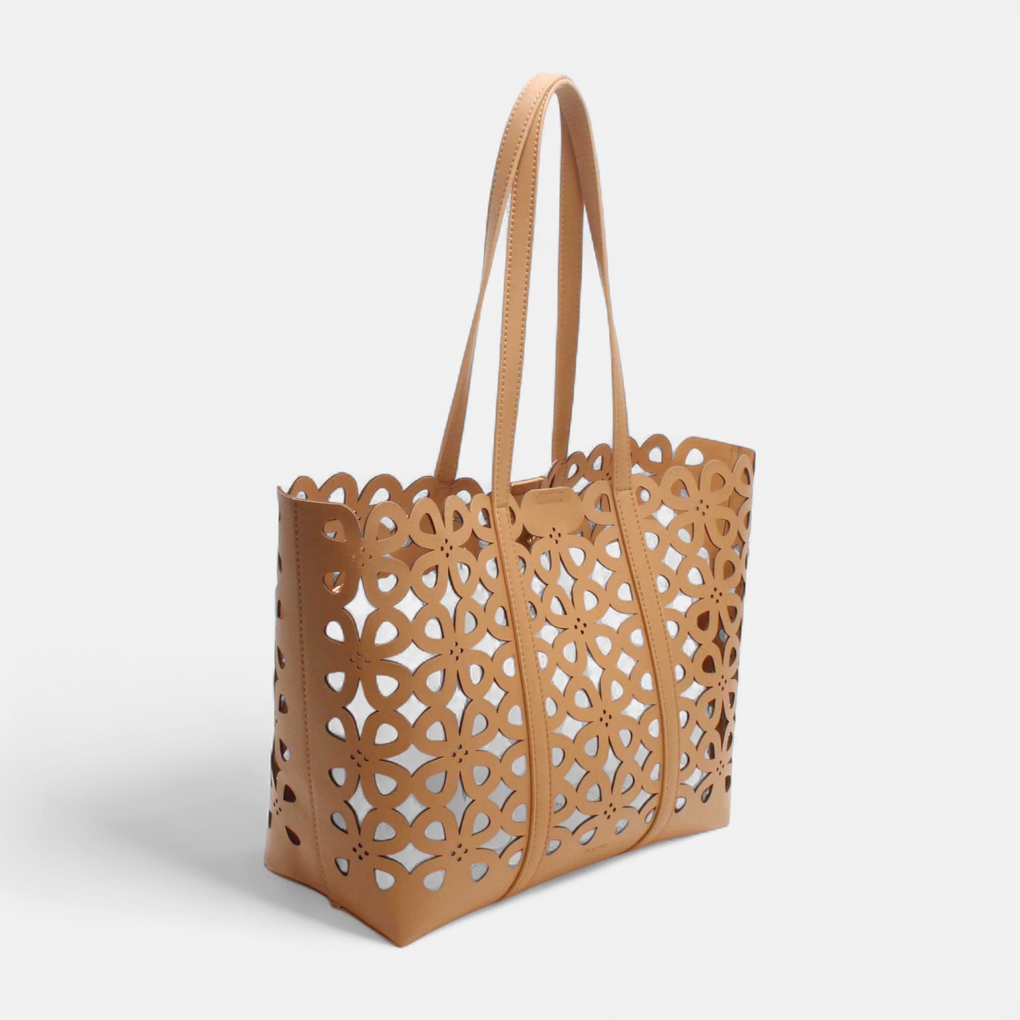 Sac de shopping taupe