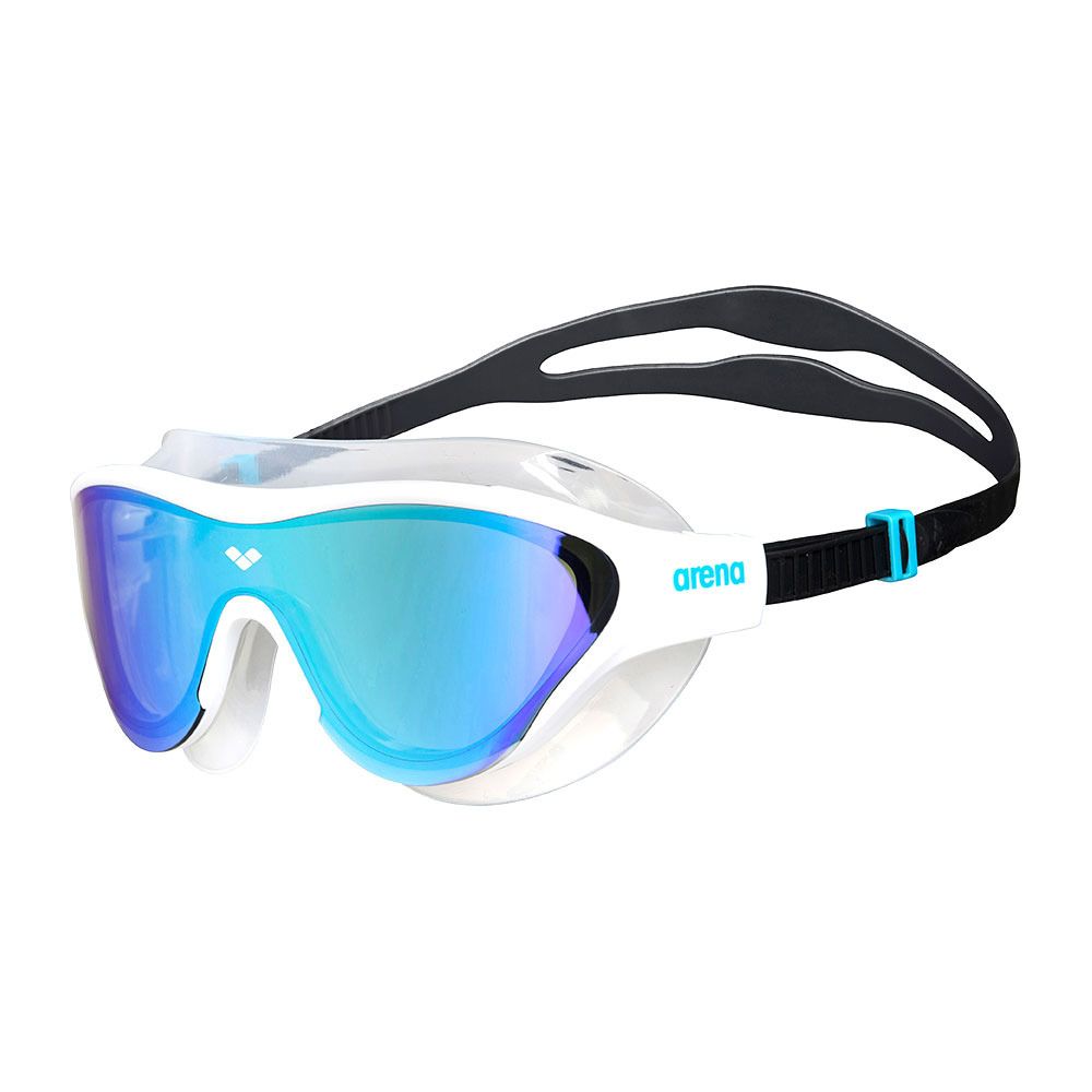 Arena THE ONE MASK MIRROR - Masque de natation blue/white/black