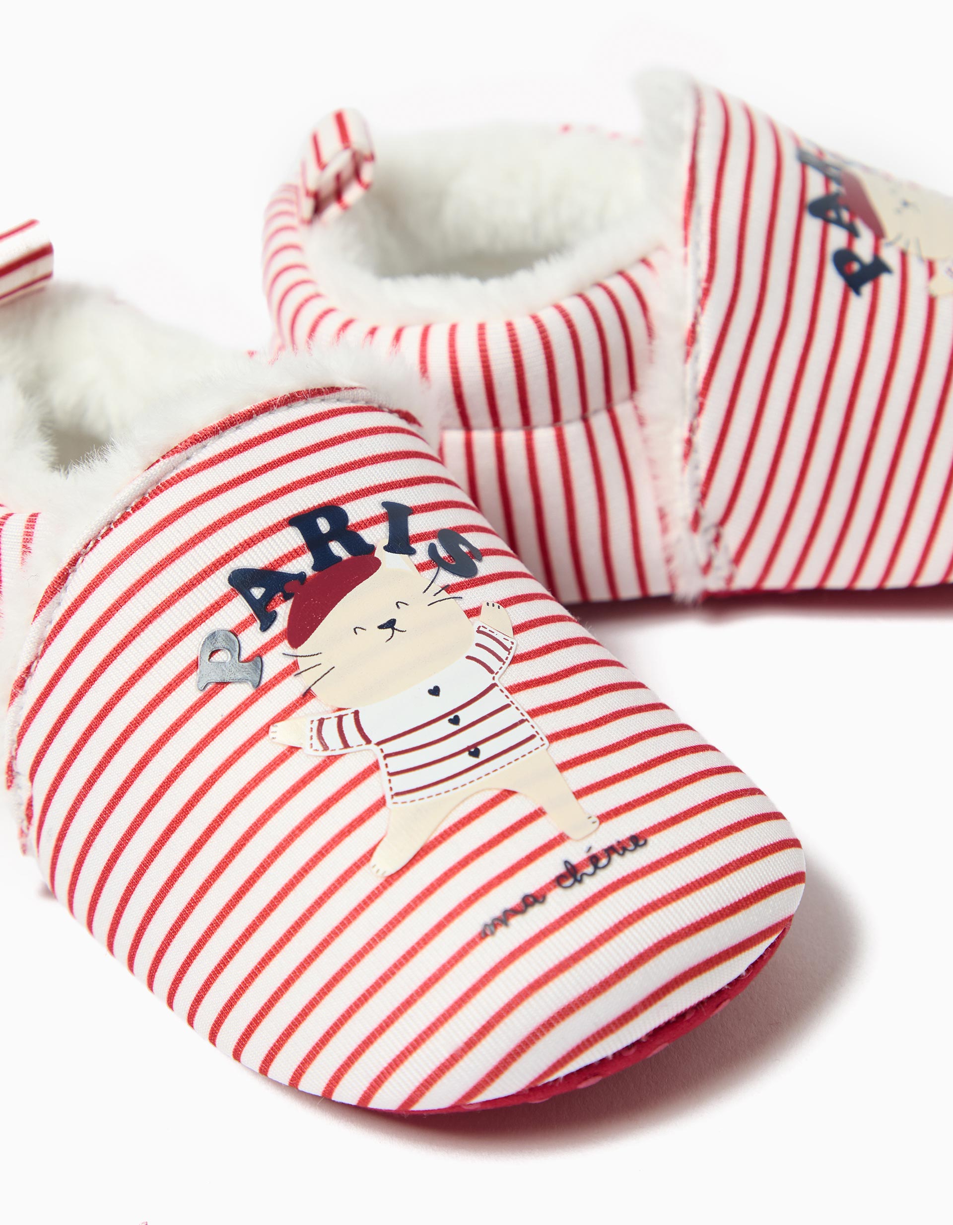 Pantufas Riscas com Estampado, Menina, Multicor