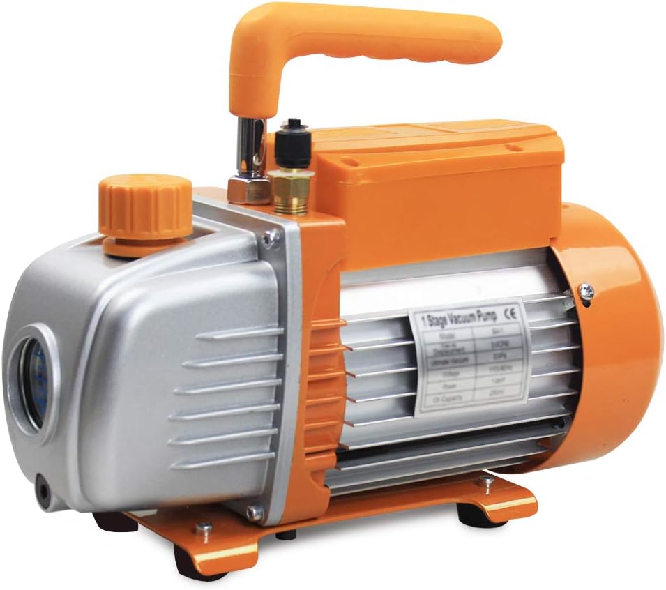 BACOENG Pompe a Vide Climatisation, Kit Recharge Climatisation et Pompe à Vide Frigoriste, pour Système de Réfrégération et Climatisation R410A R134a R407C R32