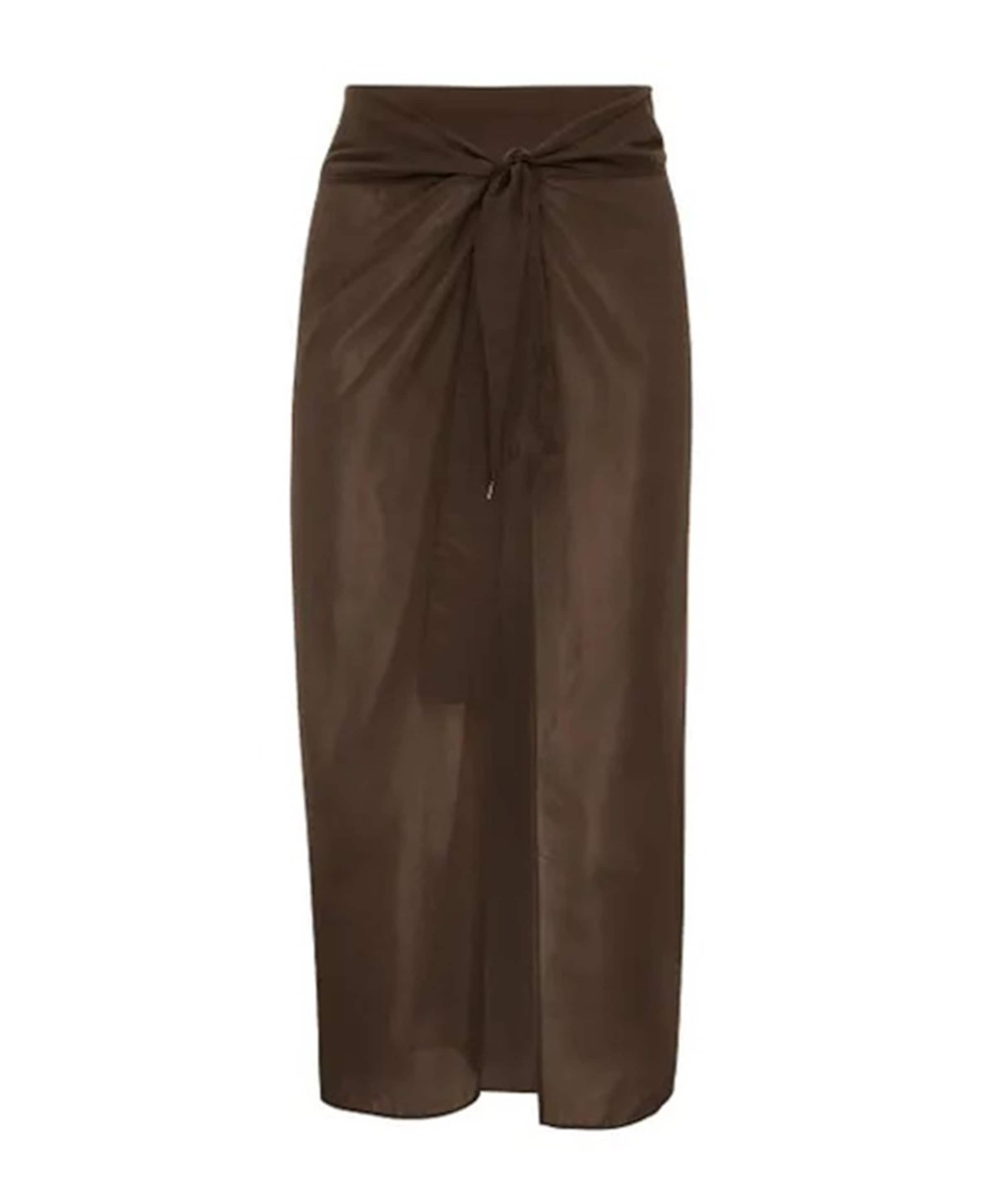 Annadiva Dames pareo bruin