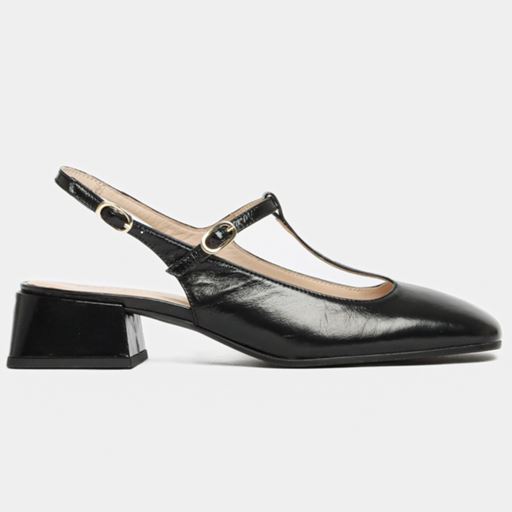 Bukela Paris Slingback Højhælede Sko, Black, 38