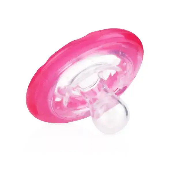 Chupeta Nuby Natural Flex Cherry Classic para bebês de 0 a 6 meses