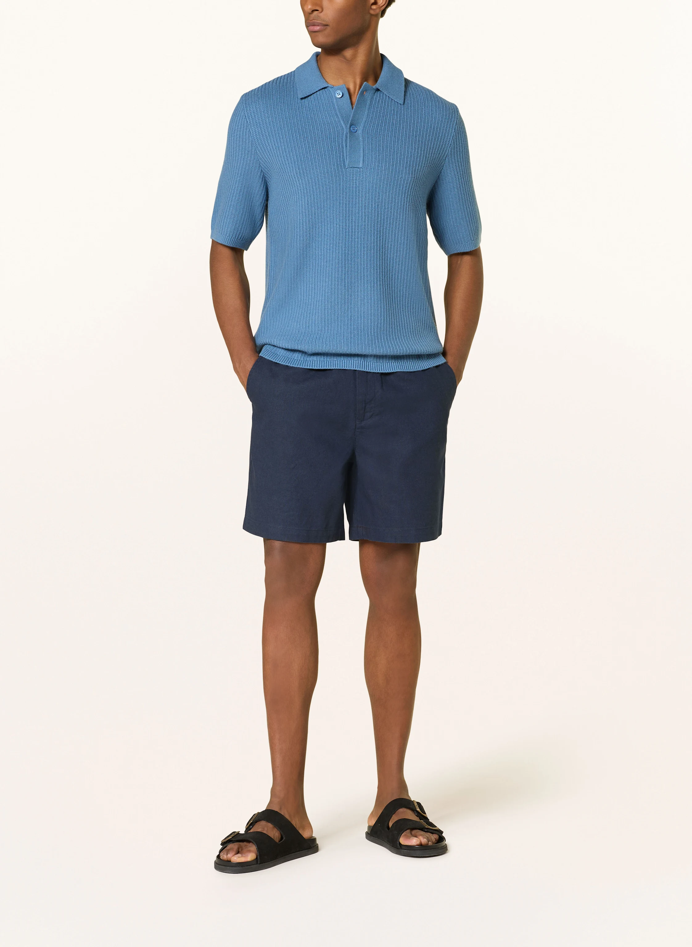 Barbour Shorts mit Leinen