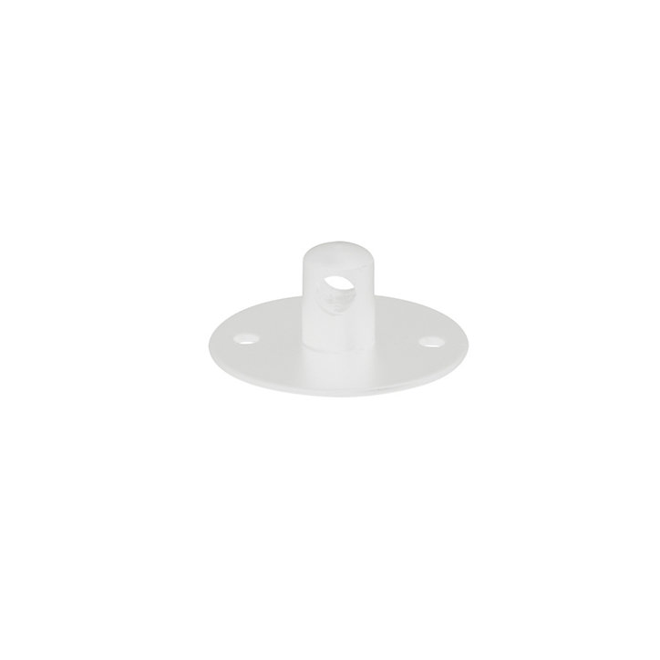 Crochet pour suspensions blanc Chacon l.4,5 x H.4,5 x P.2 cm