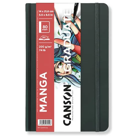 Canson Skizzenbuch Manga A5, 40 Blatt, 200g