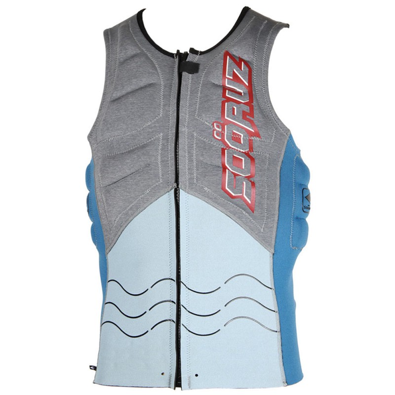 Soöruz  Kitevest Front Zip OPEN Blue - The Corner Shop