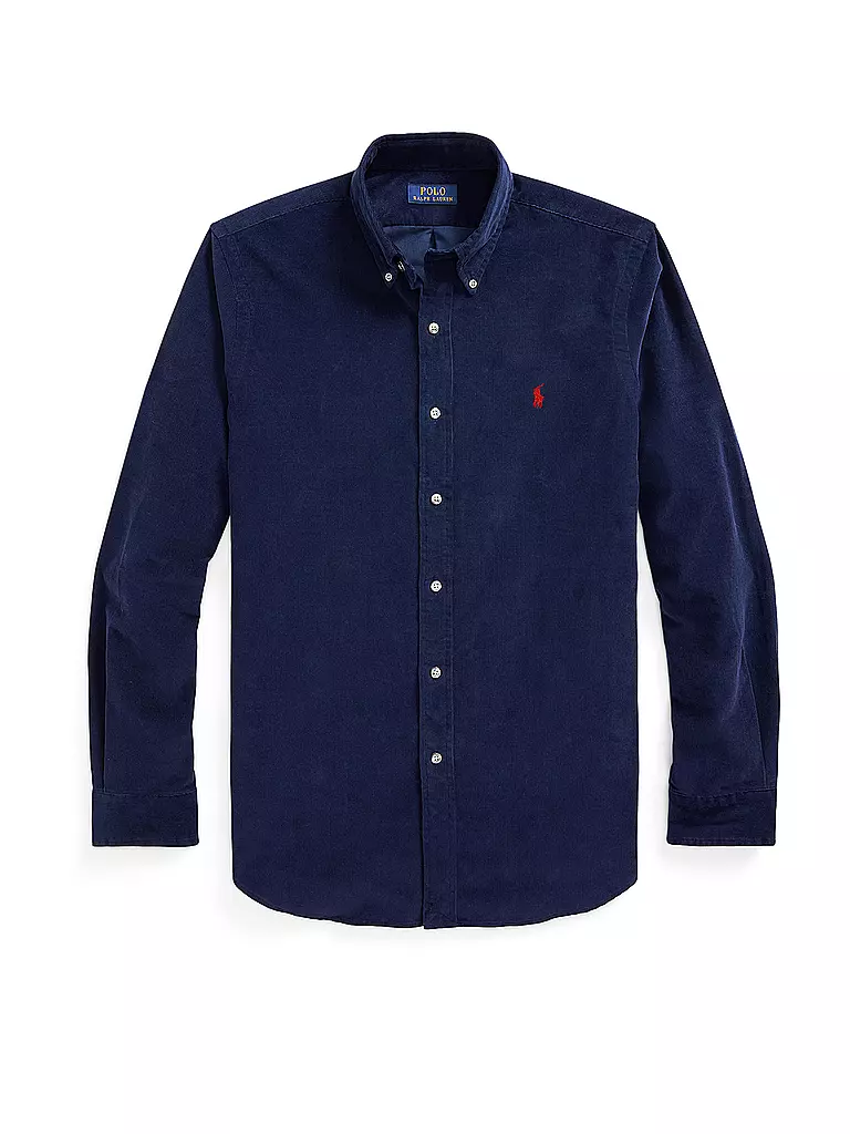 POLO RALPH LAUREN Cordhemd Slim Fit dunkelblau
