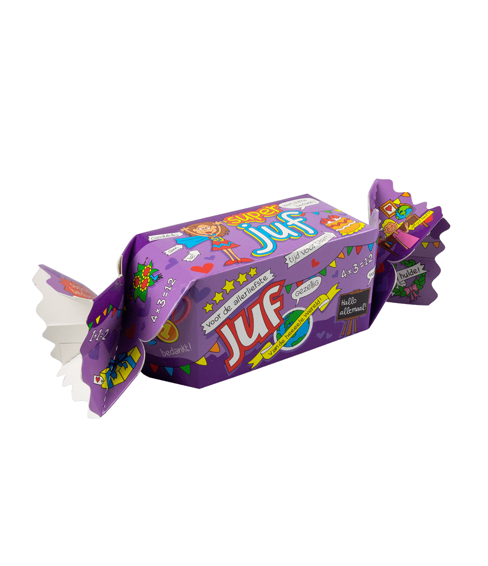 Geschenkdoosje Super Juf 26cm