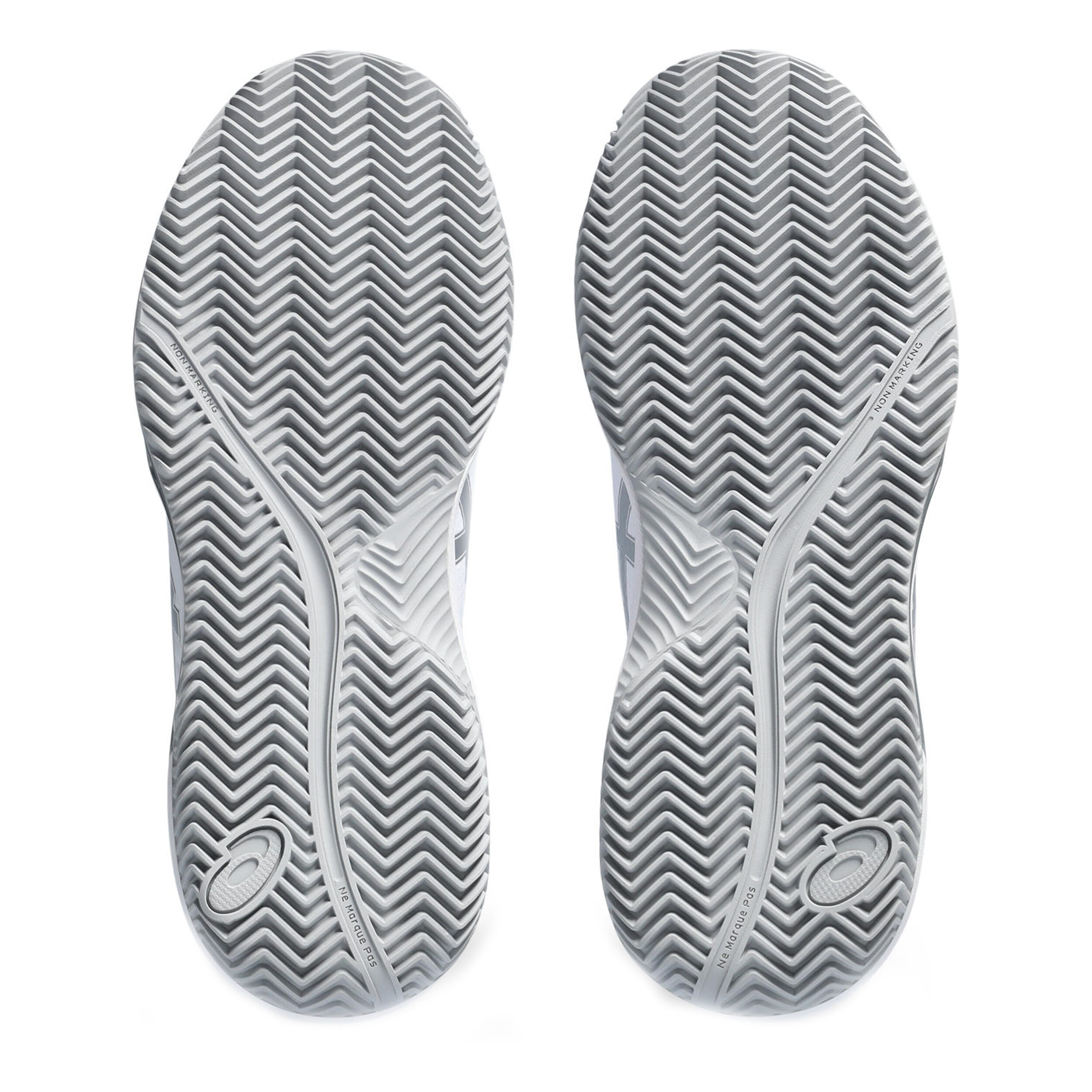ASICS Gel-Dedicate 8 CLY Chaussure Terre Battue Femmes - Blanc , Argent