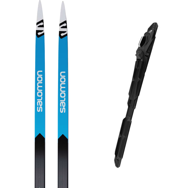 Pack ski de fond SALOMON RC9 ESKIN MED + PROLINK SHIFT-IN CLASSIC BLACK/BLUE/WHITE